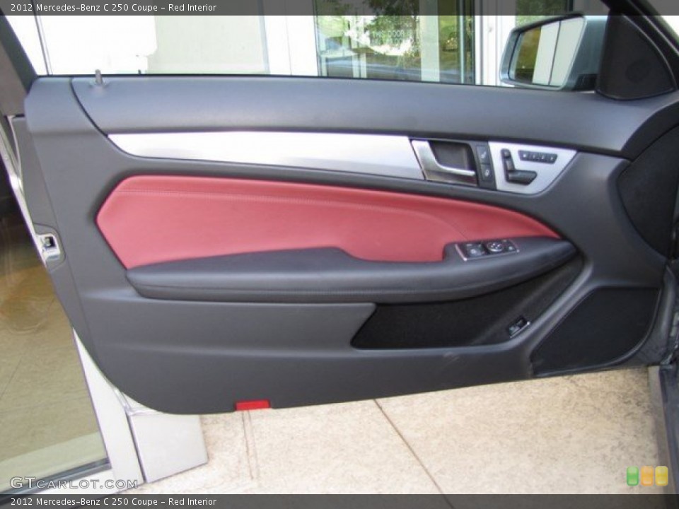 Red Interior Door Panel for the 2012 Mercedes-Benz C 250 Coupe #93022080