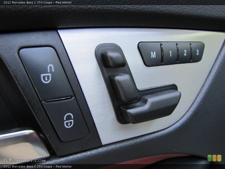 Red Interior Controls for the 2012 Mercedes-Benz C 250 Coupe #93022101
