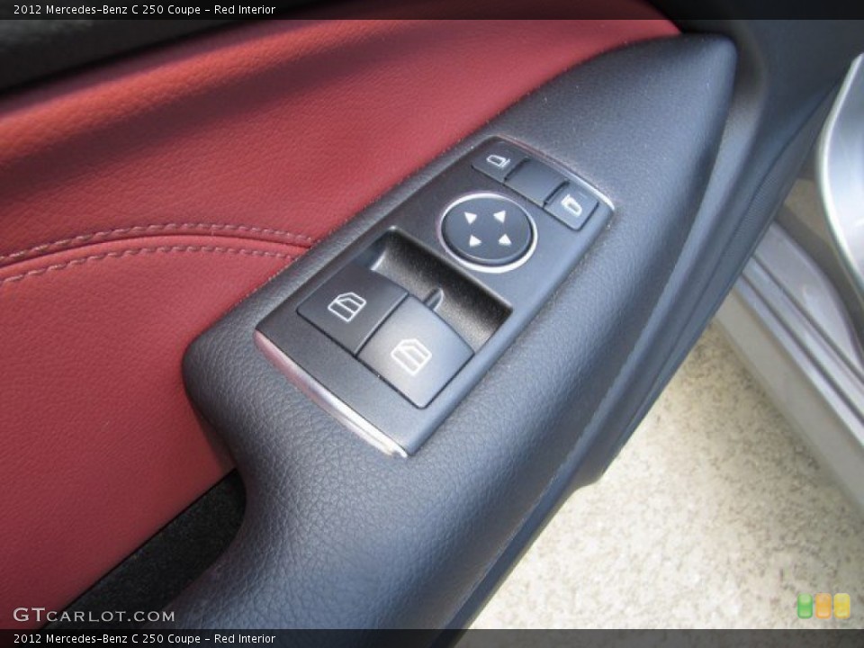 Red Interior Controls for the 2012 Mercedes-Benz C 250 Coupe #93022116