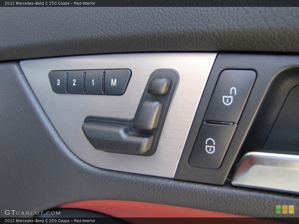 Red Interior Controls for the 2012 Mercedes-Benz C 250 Coupe #93022151