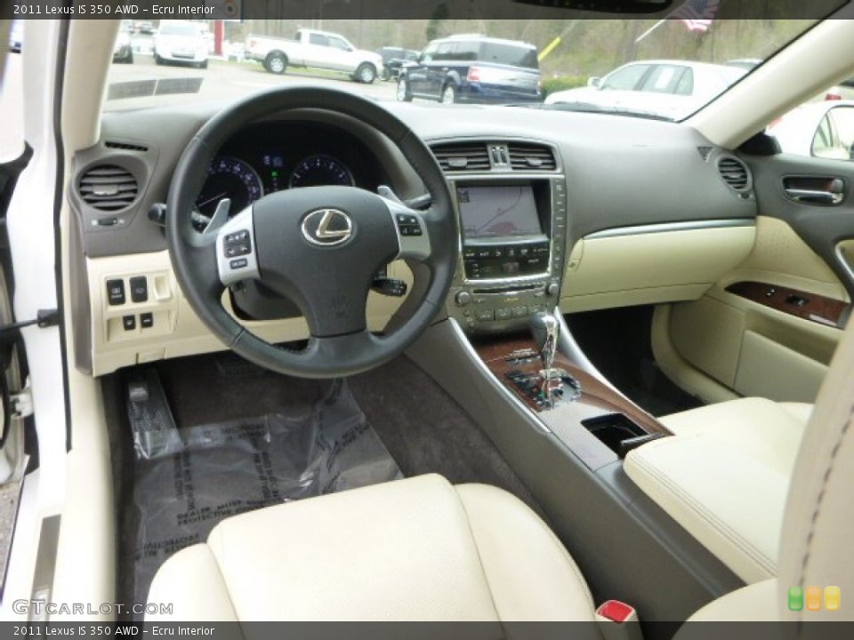 Ecru 2011 Lexus IS Interiors