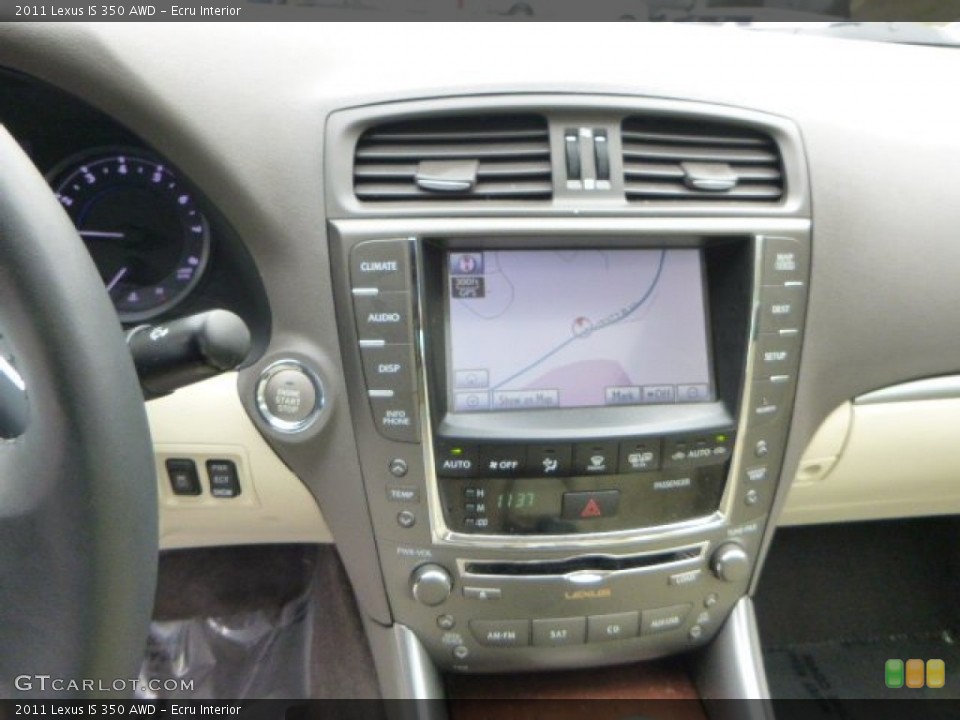 Ecru Interior Controls for the 2011 Lexus IS 350 AWD #93026091