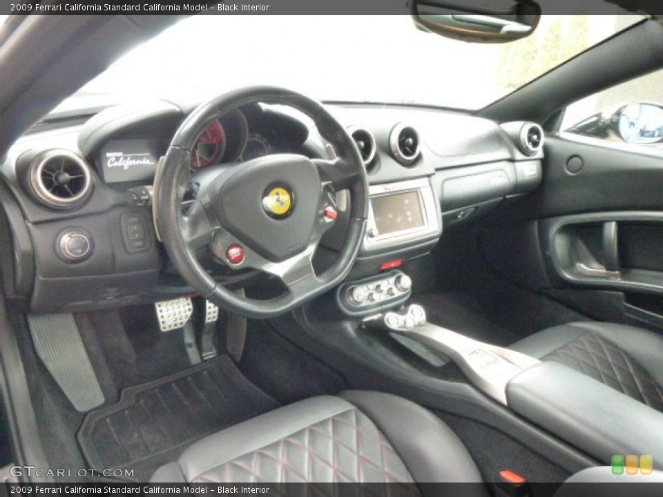 Black 2009 Ferrari California Interiors