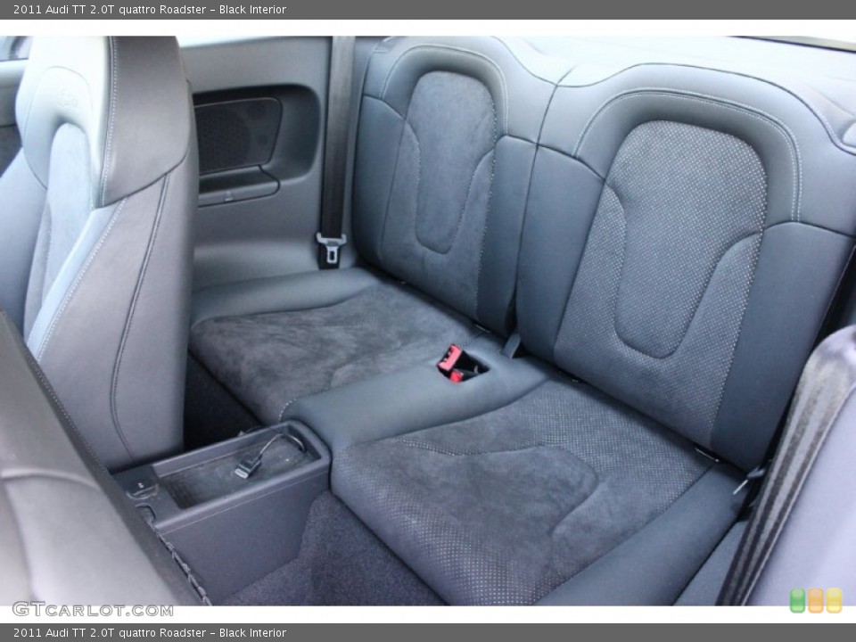 Black Interior Rear Seat for the 2011 Audi TT 2.0T quattro Roadster #93035061