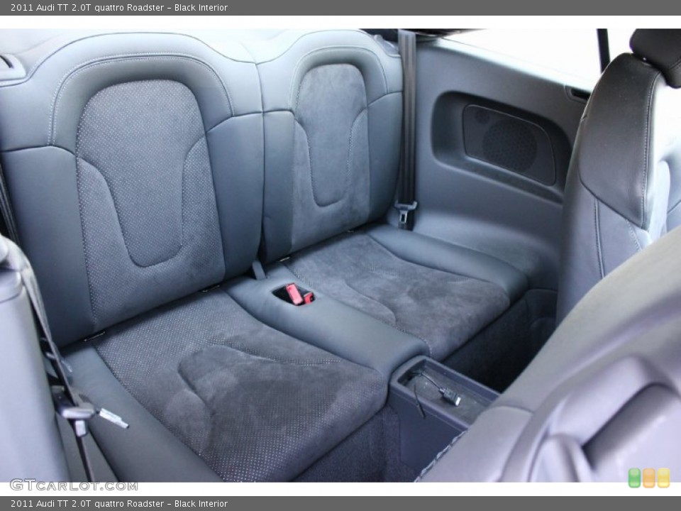 Black Interior Rear Seat for the 2011 Audi TT 2.0T quattro Roadster #93035115