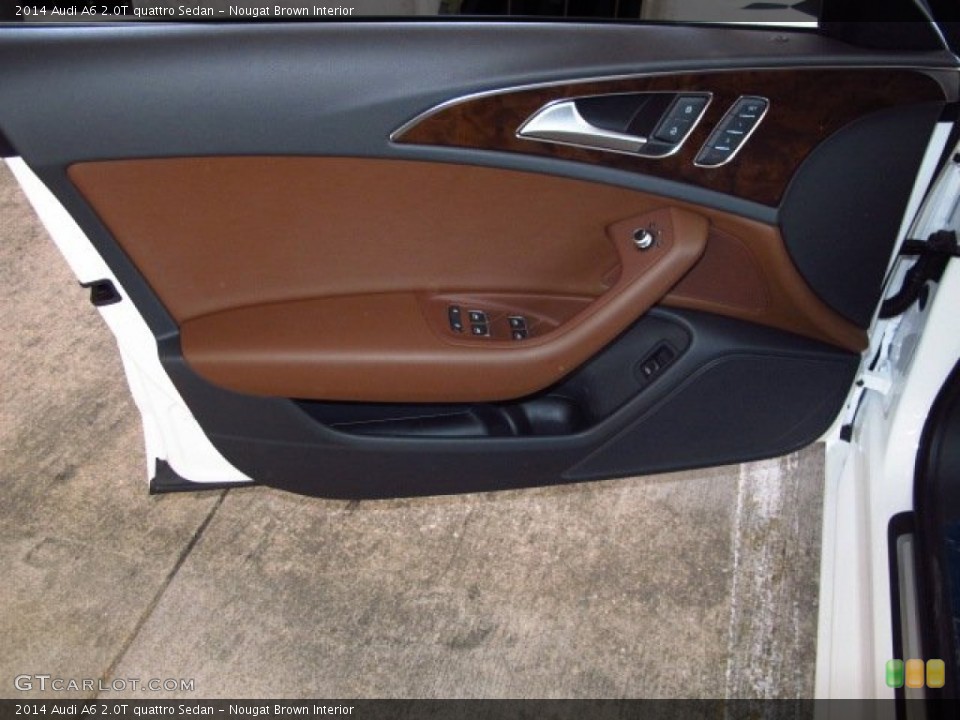 Nougat Brown Interior Door Panel for the 2014 Audi A6 2.0T quattro Sedan #93035217