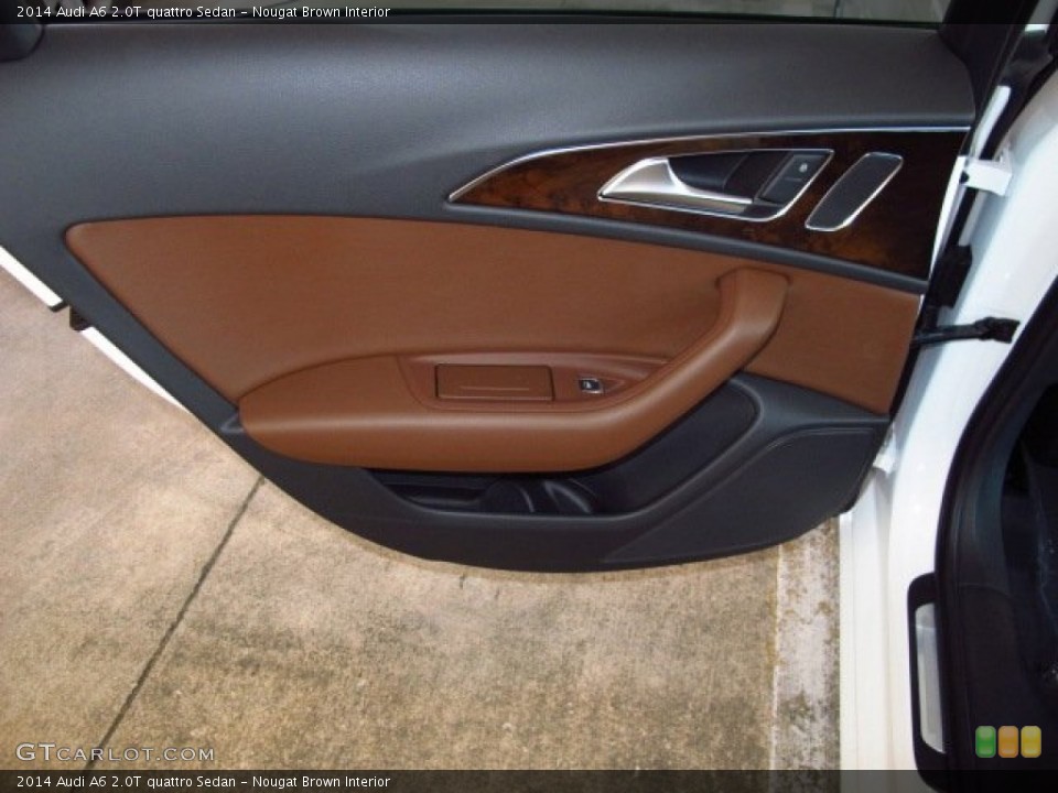 Nougat Brown Interior Door Panel for the 2014 Audi A6 2.0T quattro Sedan #93035229