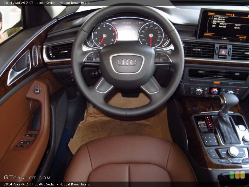 Nougat Brown Interior Dashboard for the 2014 Audi A6 2.0T quattro Sedan #93035241