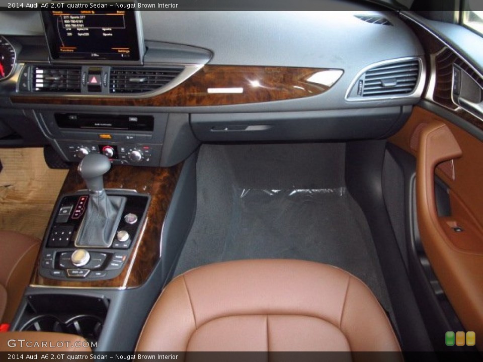 Nougat Brown Interior Dashboard for the 2014 Audi A6 2.0T quattro Sedan #93035247
