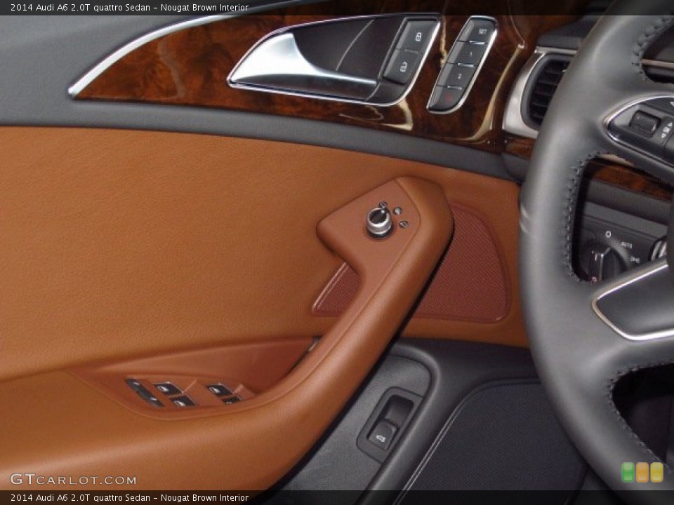 Nougat Brown Interior Controls for the 2014 Audi A6 2.0T quattro Sedan #93035260