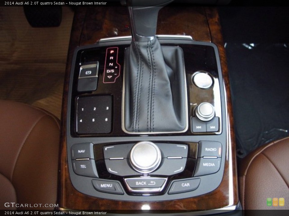 Nougat Brown Interior Controls for the 2014 Audi A6 2.0T quattro Sedan #93035286