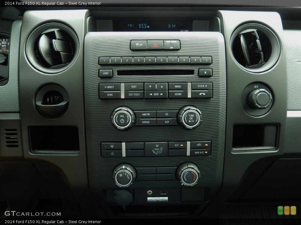 Steel Grey Interior Controls for the 2014 Ford F150 XL Regular Cab #93043564