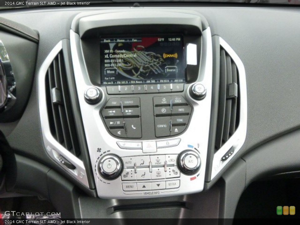 Jet Black Interior Controls for the 2014 GMC Terrain SLT AWD #93049544