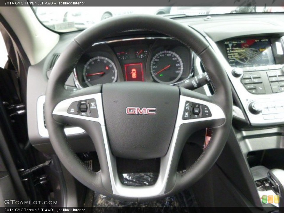 Jet Black Interior Steering Wheel for the 2014 GMC Terrain SLT AWD #93049615