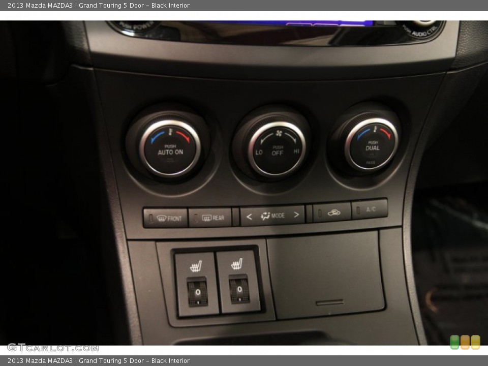 Black Interior Controls for the 2013 Mazda MAZDA3 i Grand Touring 5 Door #93050119