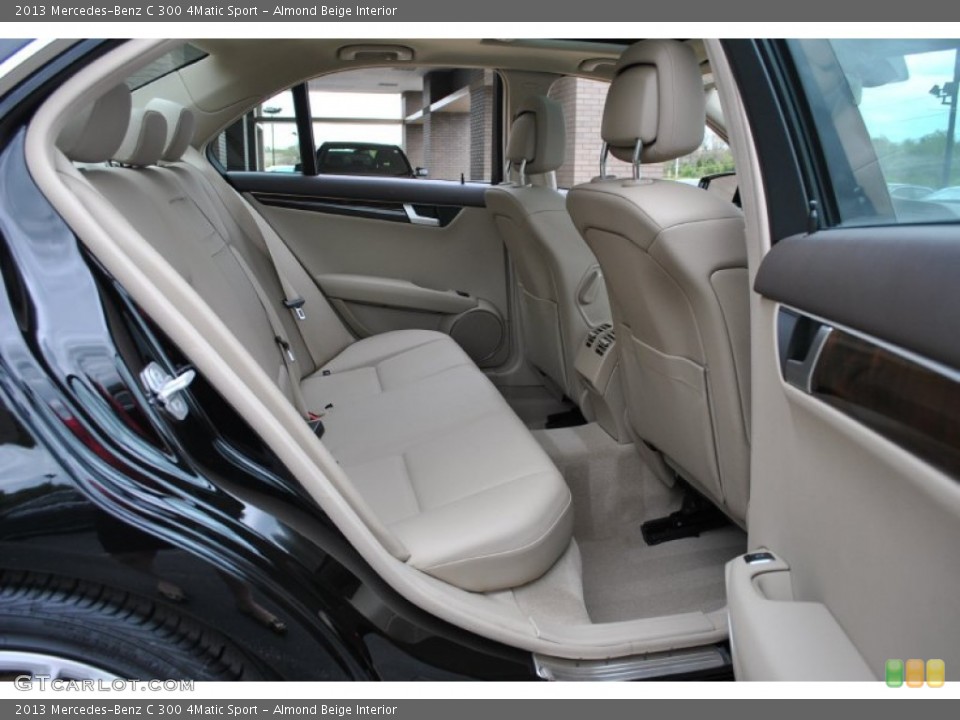 Almond Beige Interior Rear Seat for the 2013 Mercedes-Benz C 300 4Matic Sport #93050740