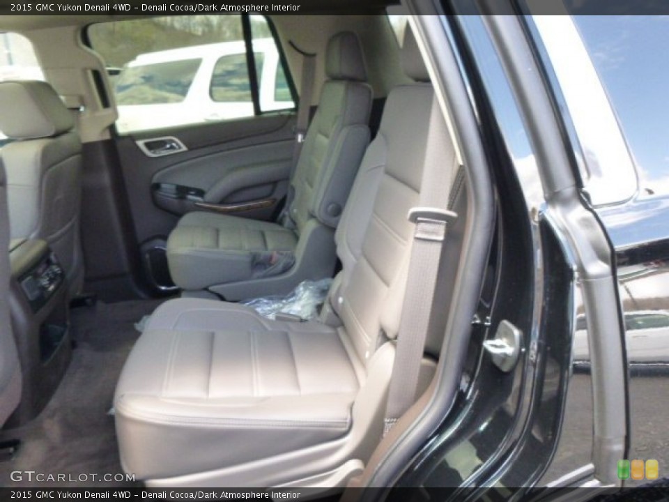 Denali Cocoa/Dark Atmosphere Interior Rear Seat for the 2015 GMC Yukon Denali 4WD #93052757