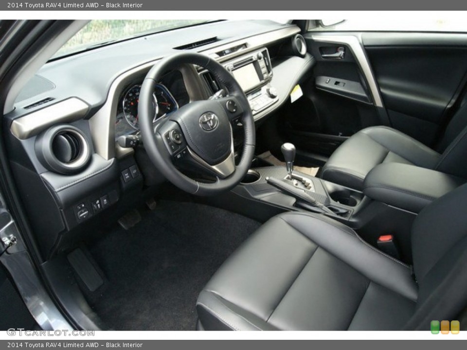 Black Interior Photo for the 2014 Toyota RAV4 Limited AWD #93058426
