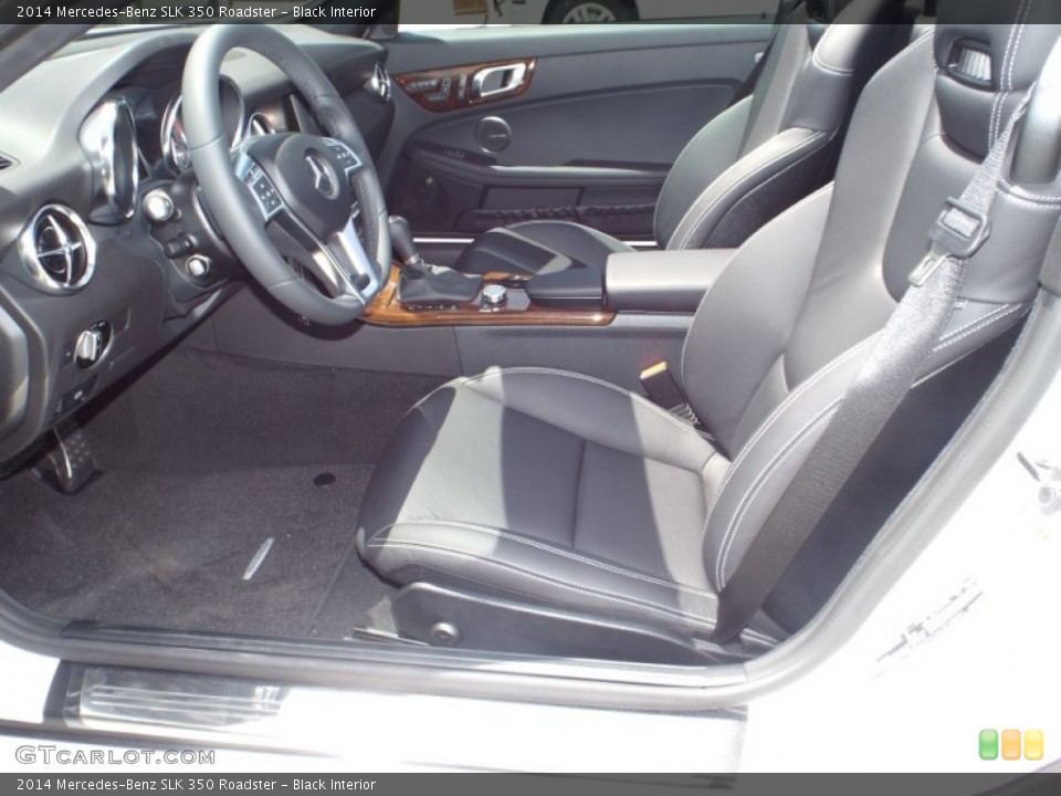 Black Interior Front Seat for the 2014 Mercedes-Benz SLK 350 Roadster #93059326