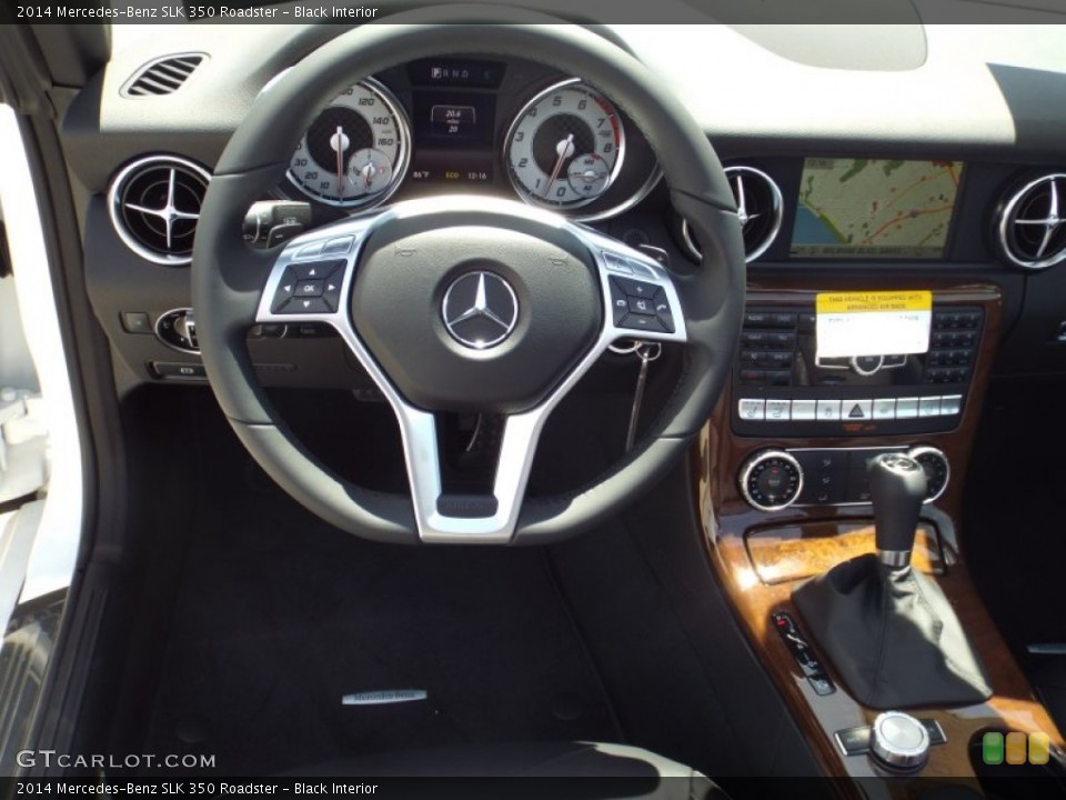 Black Interior Dashboard for the 2014 Mercedes-Benz SLK 350 Roadster #93059350