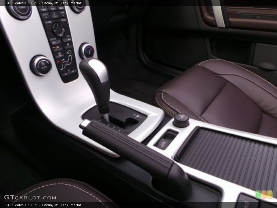 Cacao/Off Black Interior Transmission for the 2013 Volvo C70 T5 #93064879