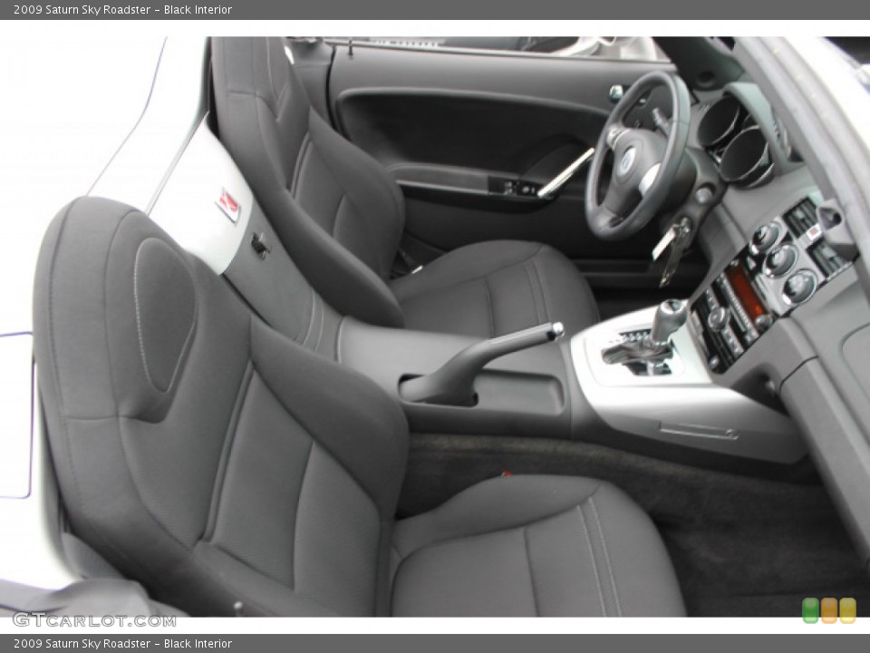 Black Interior Photo For The 2009 Saturn Sky Roadster
