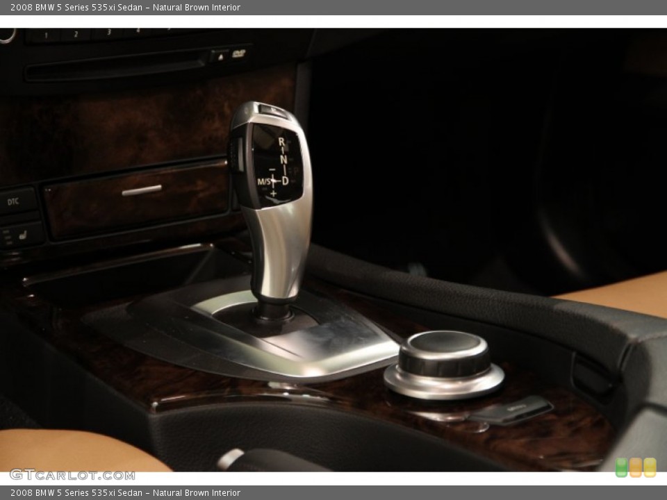 Natural Brown Interior Transmission for the 2008 BMW 5 Series 535xi Sedan #93072010