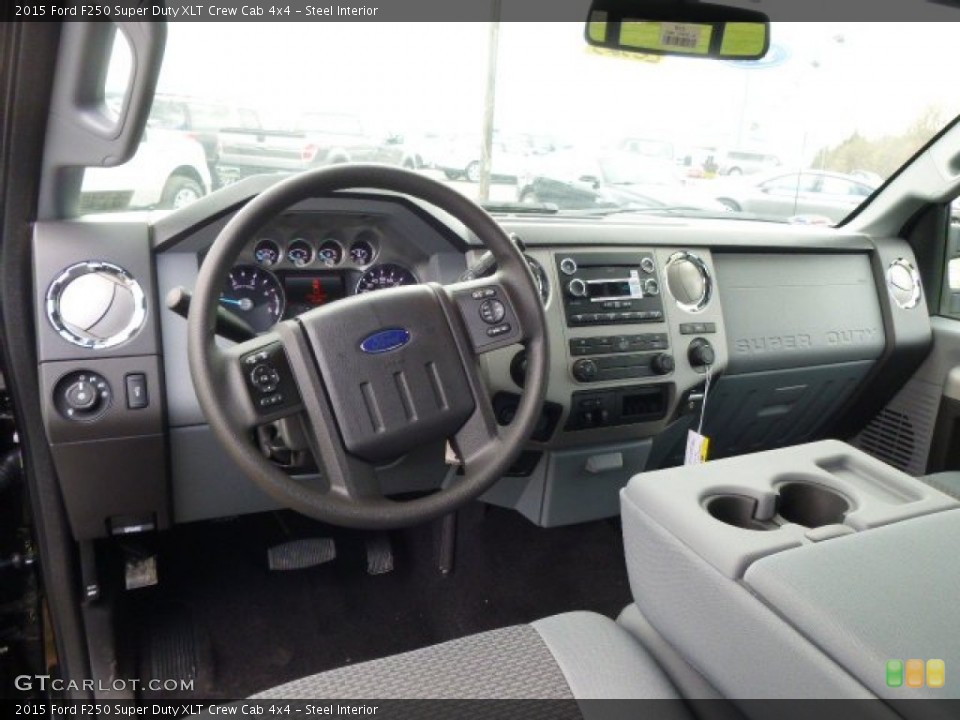 Steel Interior Dashboard for the 2015 Ford F250 Super Duty XLT Crew Cab 4x4 #93075337