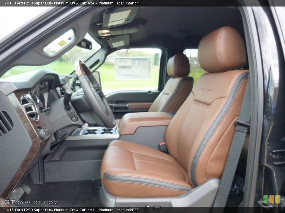 Platinum Pecan Interior Photo for the 2015 Ford F250 Super Duty Platinum Crew Cab 4x4 #93076165