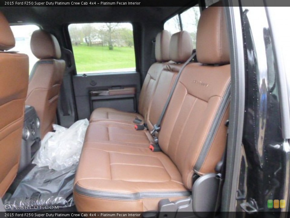 Platinum Pecan Interior Rear Seat for the 2015 Ford F250 Super Duty Platinum Crew Cab 4x4 #93076189