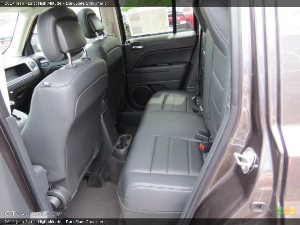 Dark Slate Gray Interior Rear Seat for the 2014 Jeep Patriot High Altitude #93084991