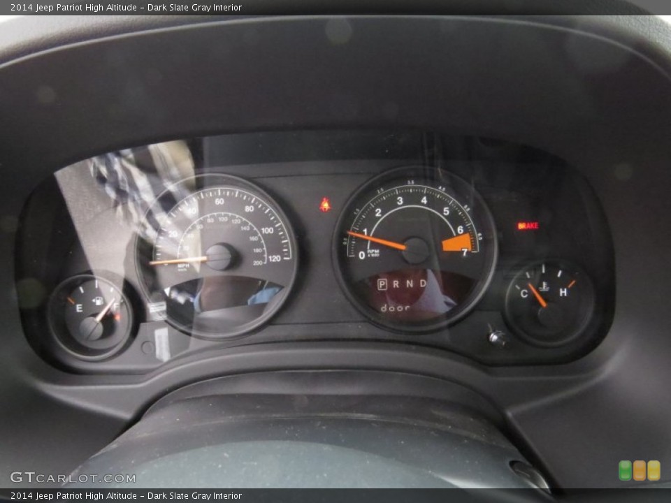 Dark Slate Gray Interior Gauges for the 2014 Jeep Patriot High Altitude #93085009