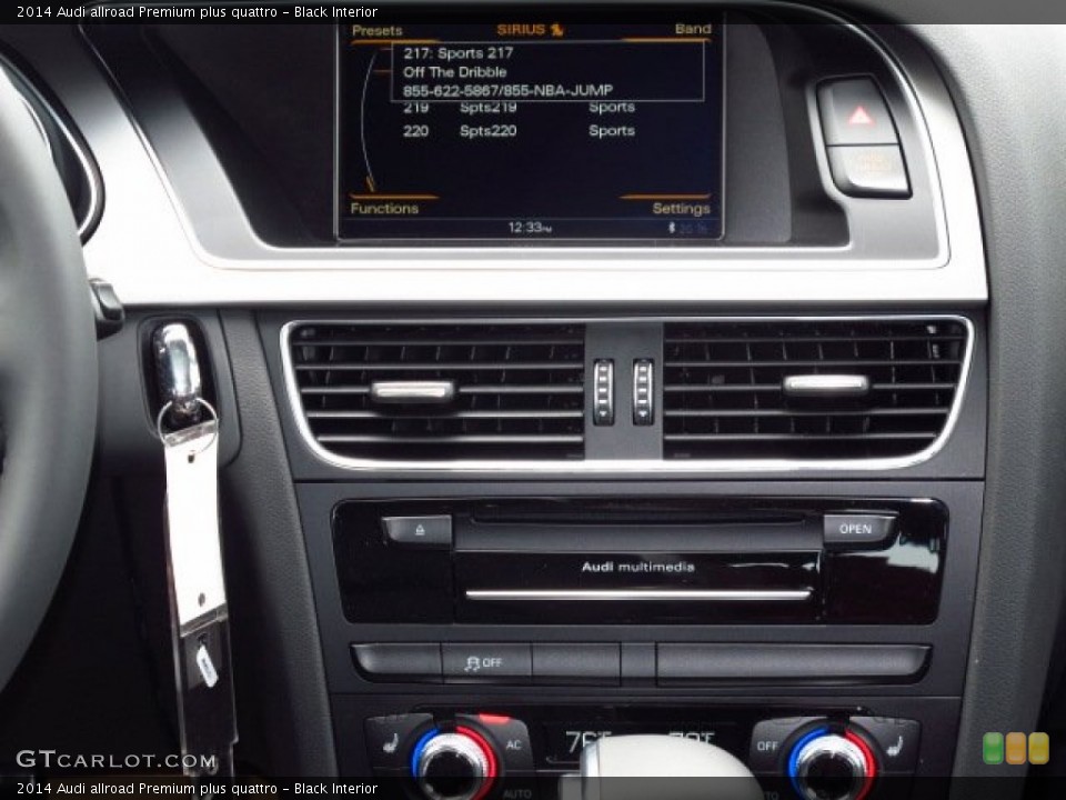 Black Interior Controls for the 2014 Audi allroad Premium plus quattro #93085204