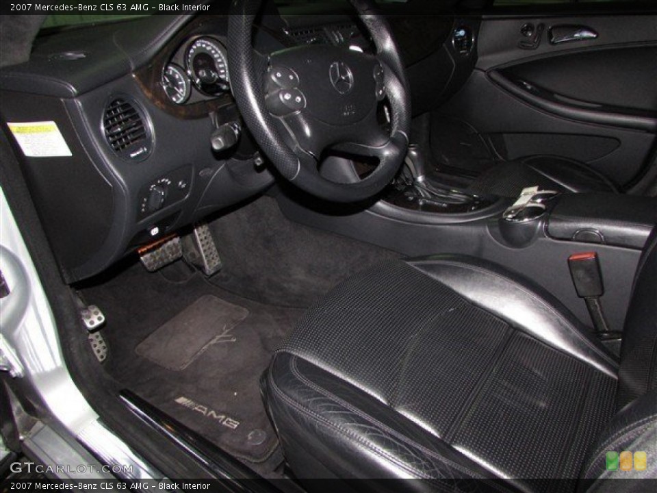 Black Interior Photo for the 2007 Mercedes-Benz CLS 63 AMG #93091557