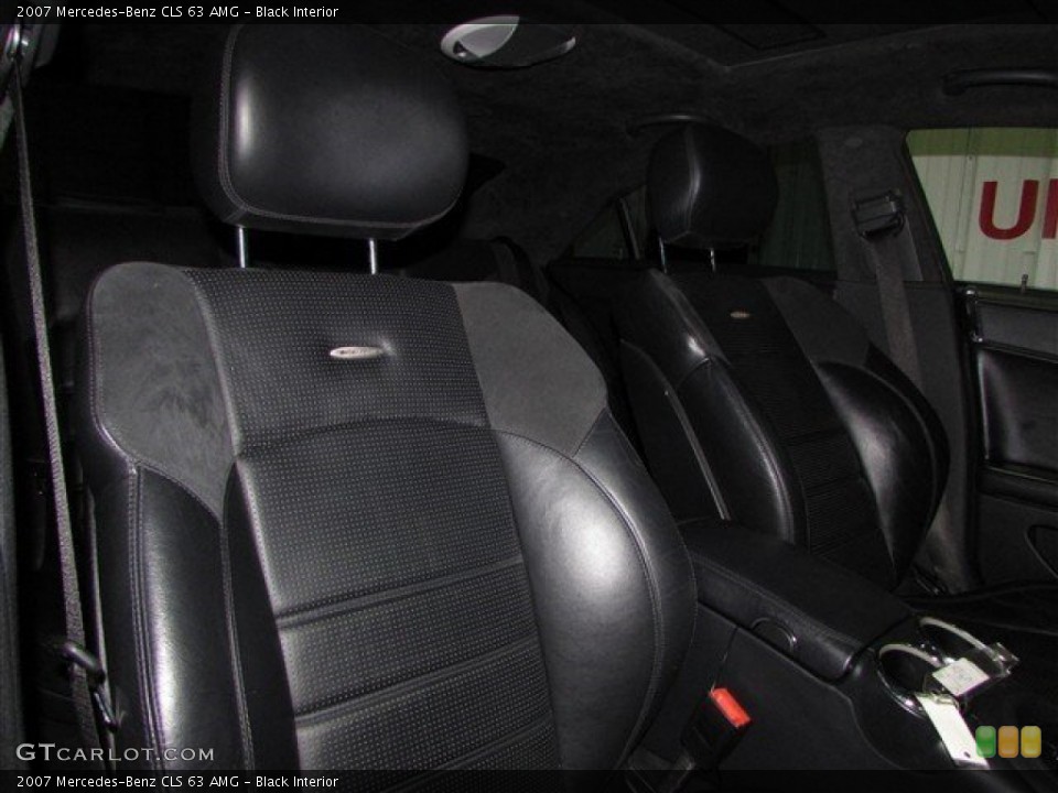 Black Interior Front Seat for the 2007 Mercedes-Benz CLS 63 AMG #93091730