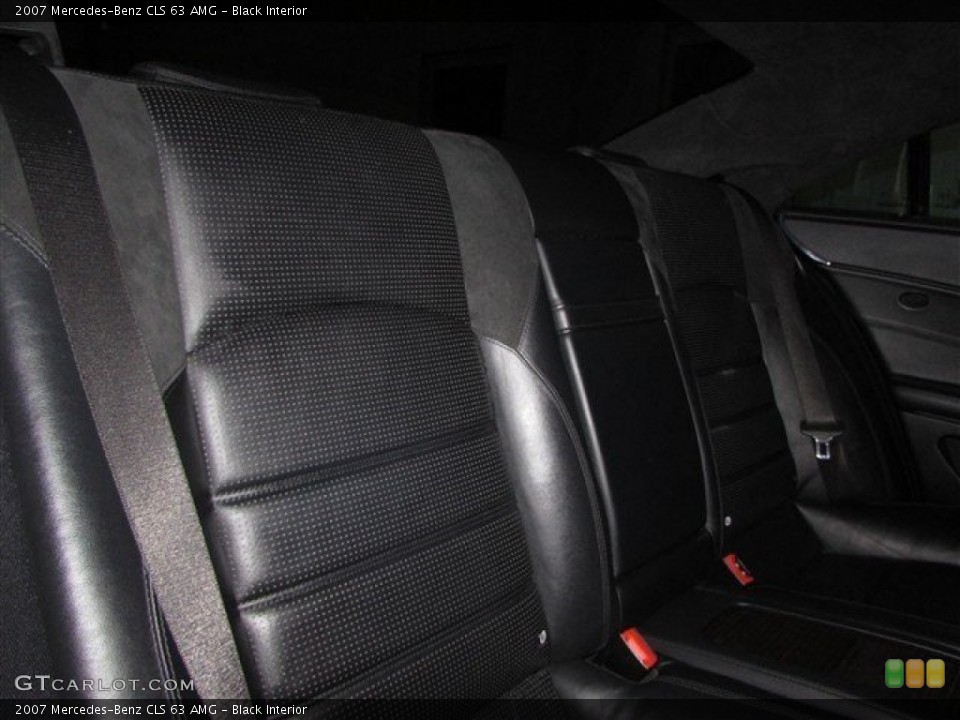 Black Interior Rear Seat for the 2007 Mercedes-Benz CLS 63 AMG #93091784