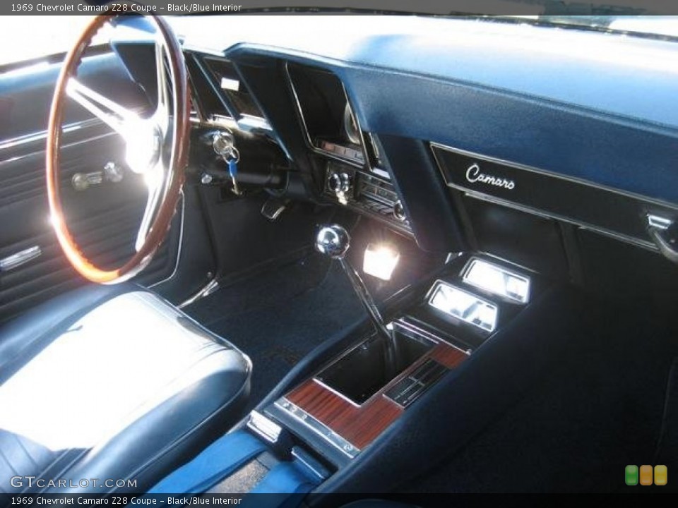 Black/Blue 1969 Chevrolet Camaro Interiors