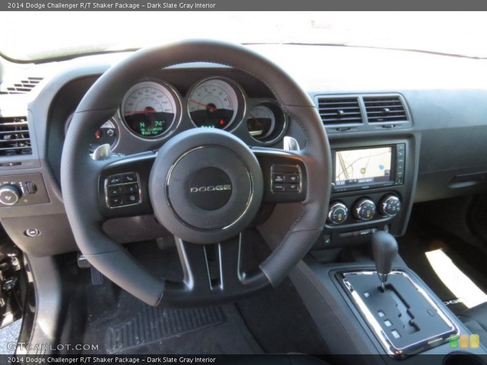 Dark Slate Gray Interior Dashboard for the 2014 Dodge Challenger R/T Shaker Package #93092933