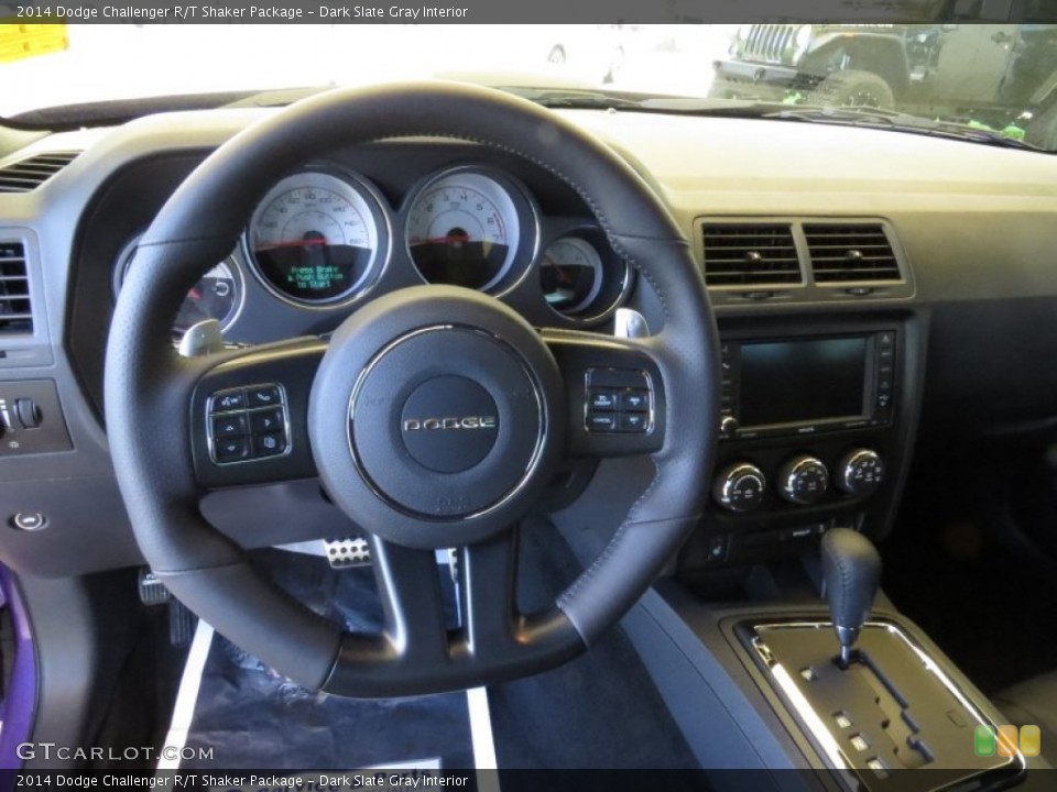 Dark Slate Gray Interior Dashboard for the 2014 Dodge Challenger R/T Shaker Package #93093146