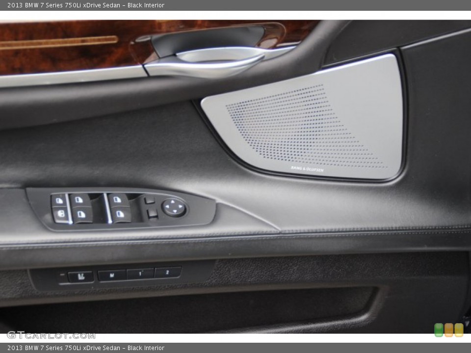 Black Interior Controls for the 2013 BMW 7 Series 750Li xDrive Sedan #93095558