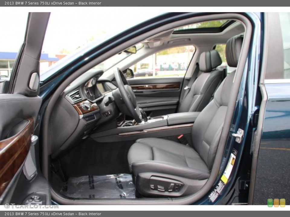 Black Interior Front Seat for the 2013 BMW 7 Series 750Li xDrive Sedan #93095606
