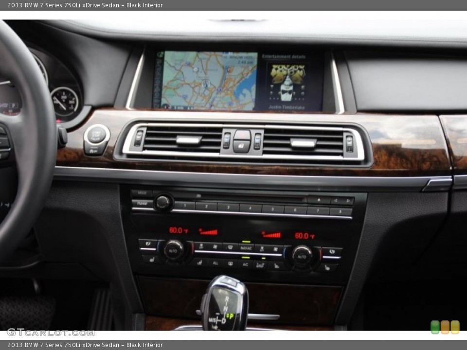 Black Interior Controls for the 2013 BMW 7 Series 750Li xDrive Sedan #93095681