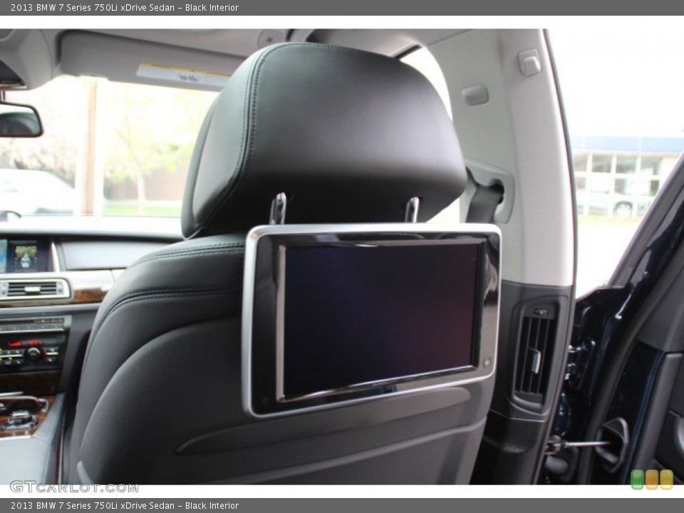 Black Interior Entertainment System for the 2013 BMW 7 Series 750Li xDrive Sedan #93095954