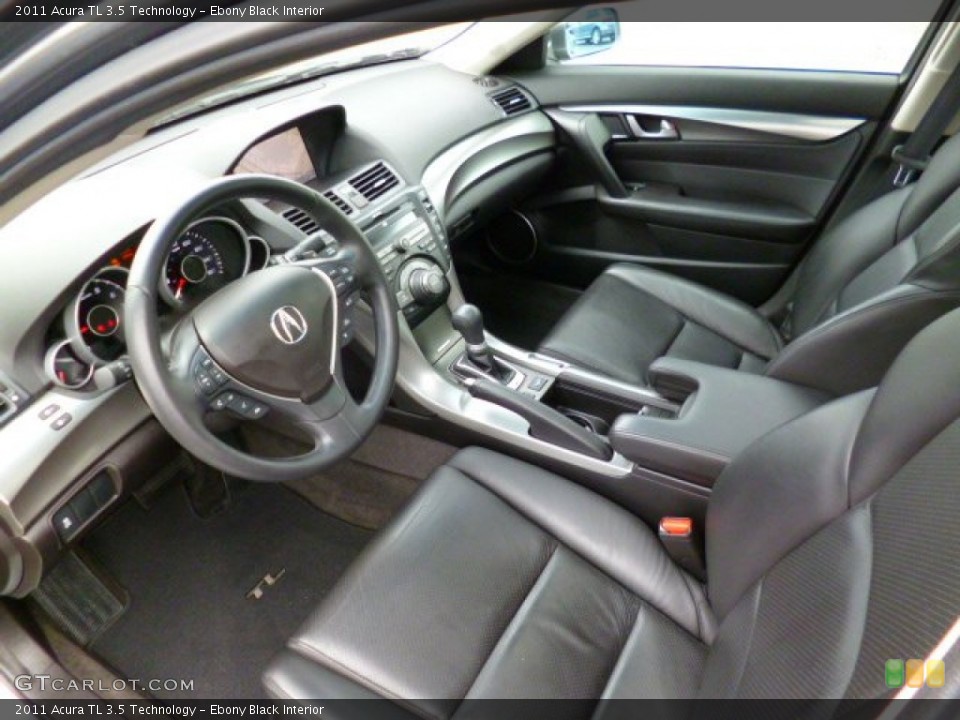 Ebony Black Interior Photo for the 2011 Acura TL 3.5 Technology #93109464