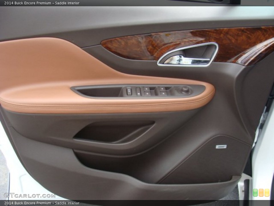 Saddle Interior Door Panel for the 2014 Buick Encore Premium #93113621