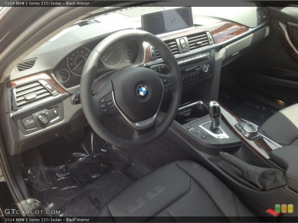 Black Interior Prime Interior for the 2014 BMW 3 Series 335i Sedan #93120284