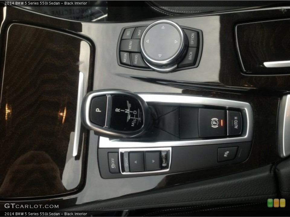 Black Interior Controls for the 2014 BMW 5 Series 550i Sedan #93120836