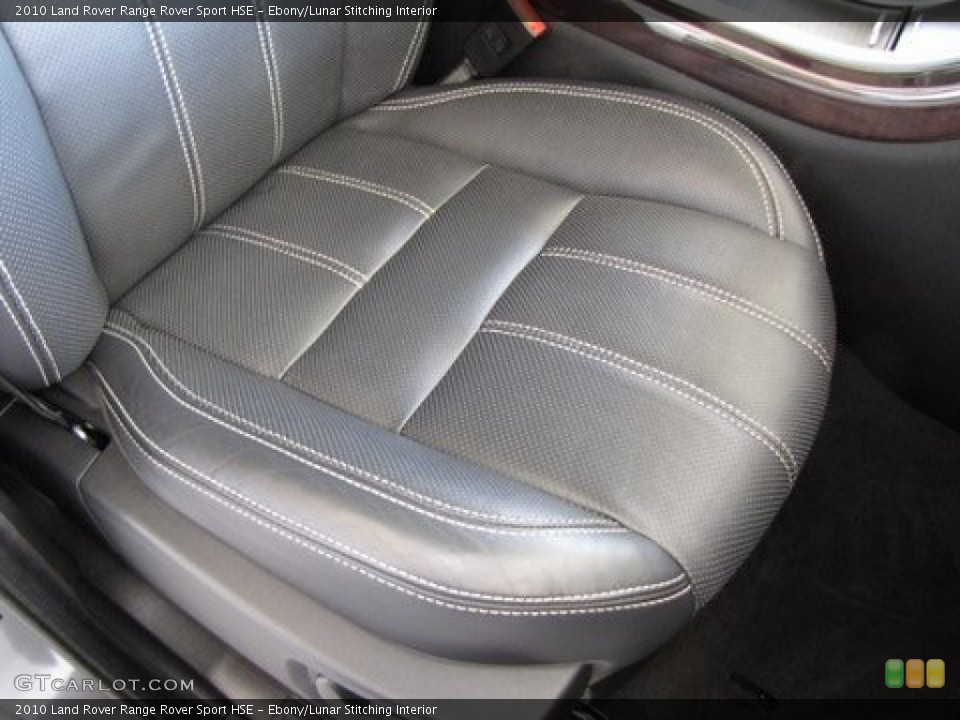 Ebony/Lunar Stitching Interior Front Seat for the 2010 Land Rover Range Rover Sport HSE #93122520