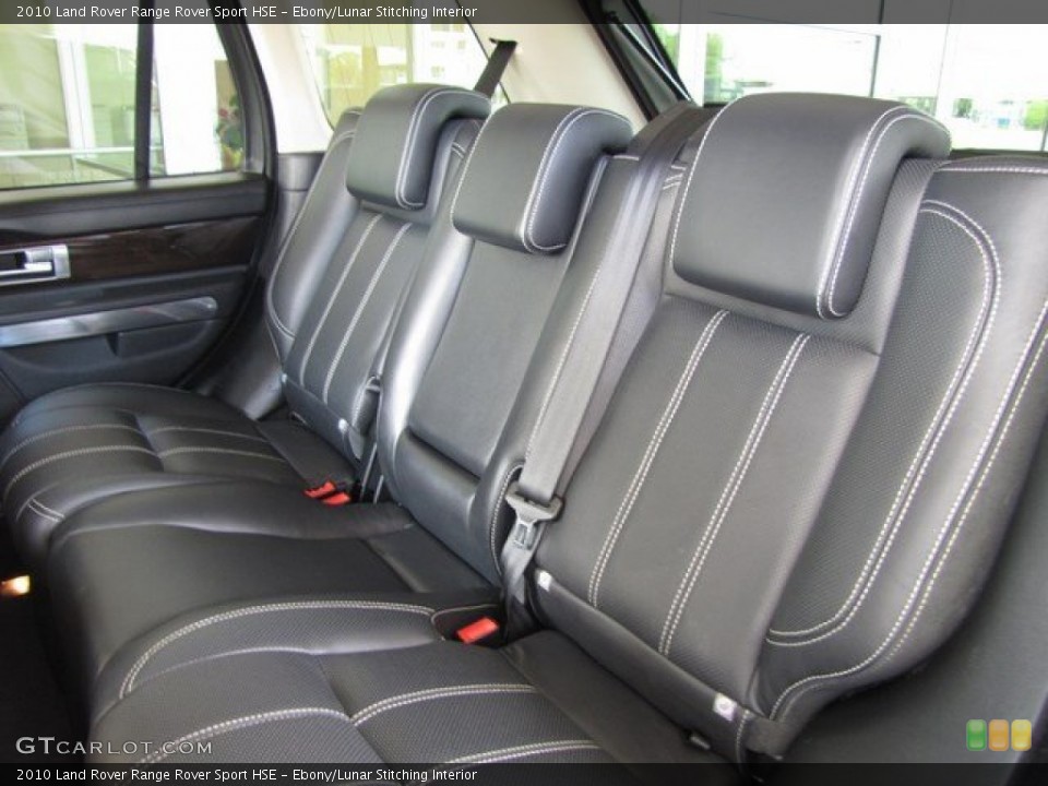 Ebony/Lunar Stitching Interior Rear Seat for the 2010 Land Rover Range Rover Sport HSE #93122604
