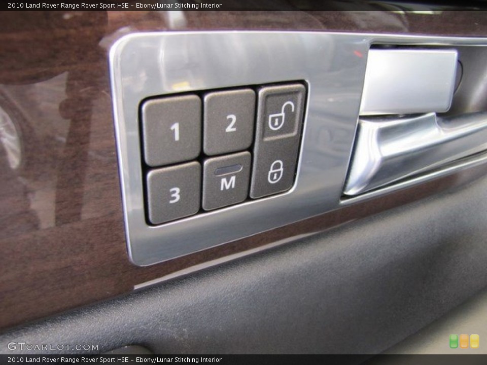 Ebony/Lunar Stitching Interior Controls for the 2010 Land Rover Range Rover Sport HSE #93122865